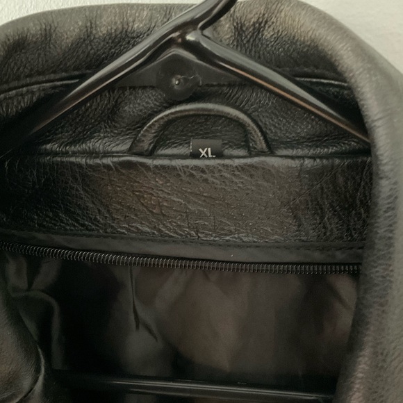 Men’s Sergio Bernini XL LEATHER coat - Picture 4 of 7